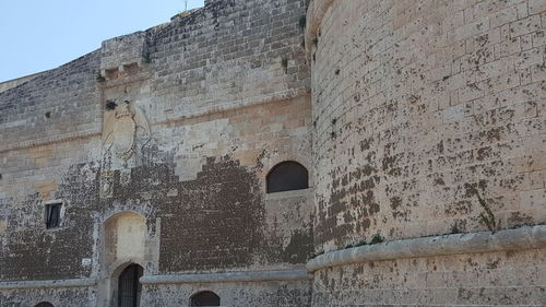 Low angle view of historical building