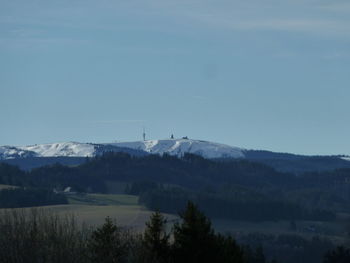 Scenic view of landscape against sky