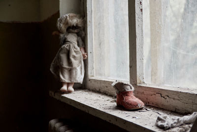 Abandoned kindergarten in chernobyl, ukraine. kindergarten with toys and abandoned things