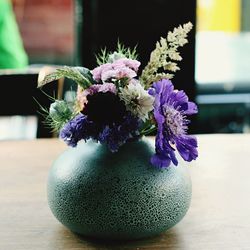 Close-up of flower pot