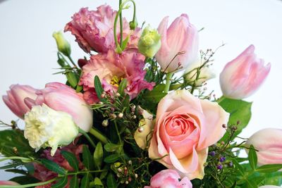 Close-up of rose bouquet