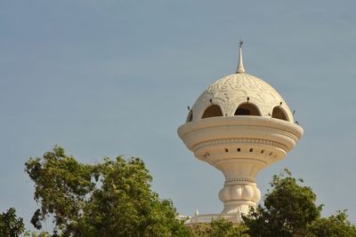 Low angle view of built structure against sky