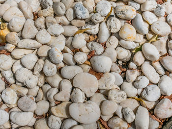 Full frame shot of pebbles