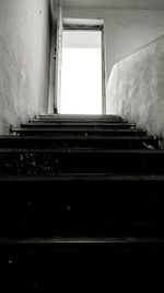 Low angle view of staircase