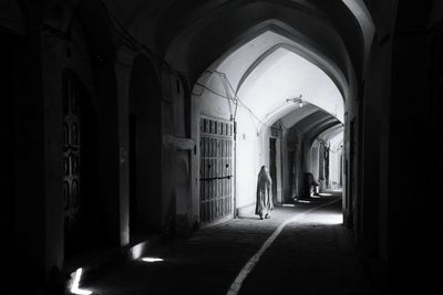 Archway in corridor