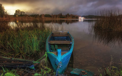 Boat in lake