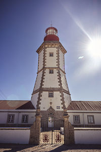 Low angle view of building against sky