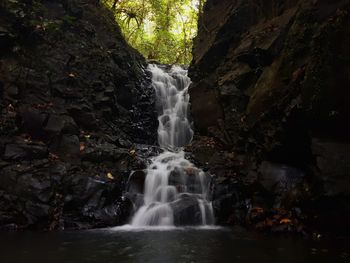 Waterfall in forest