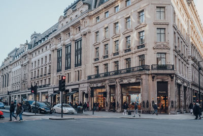 Group of people on city street