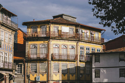 Low angle view of building against sky