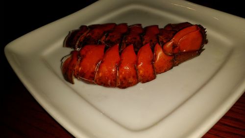 Close-up of dessert on plate