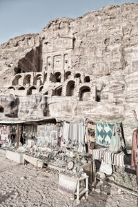 View of old ruins