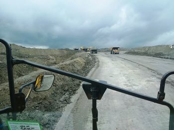 Scenic view of road against sky