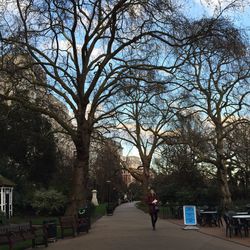 People walking on footpath