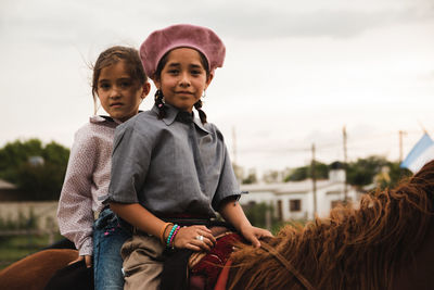 Portrait of south american girls