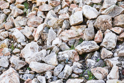 Full frame shot of stones