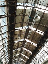 Low angle view of ceiling