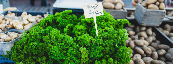 Close-up of vegetables for sale