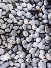 Full frame shot of stones