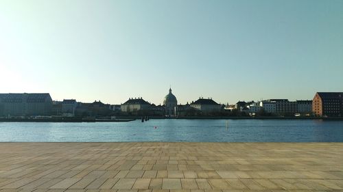 River with buildings in background
