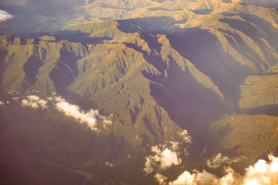 Aerial view of mountain