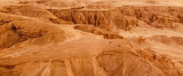 Rock formations in desert