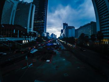 Traffic on city street