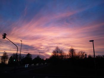 Road at sunset