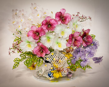 Close-up of multi colored flowers