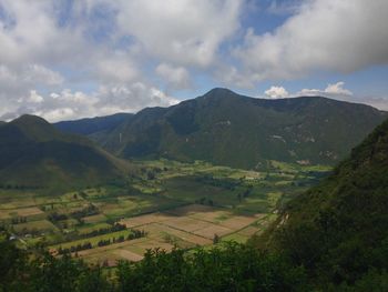 Scenic view of village