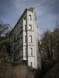 Low angle view of building against sky