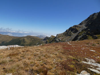 Scenic landscape near colle sibolet