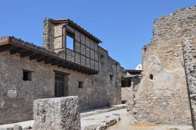 Old ruins against clear sky