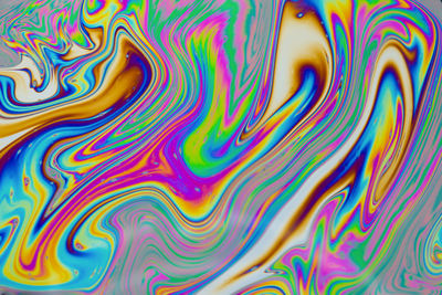 Full frame shot of multi colored water