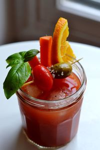 Close-up of red chili peppers