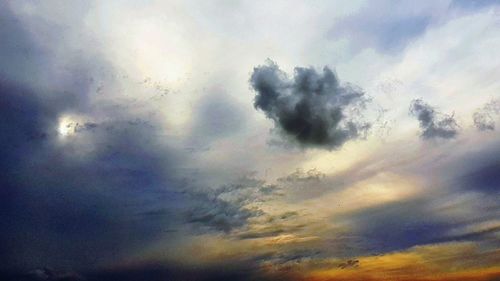 Scenic view of dramatic sky