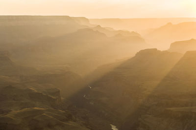 Scenic view of mountains