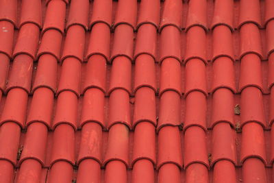 Full frame shot of roof tiles