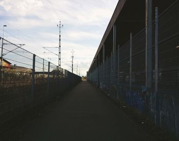 View of road against sky