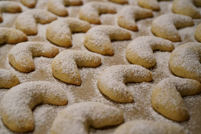 Full frame shot of cookies