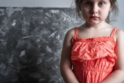 Close-up portrait of a girl