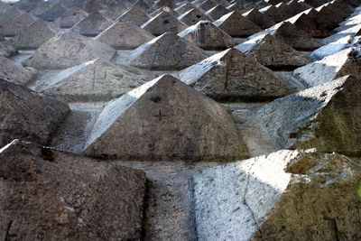 Close-up of stone wall