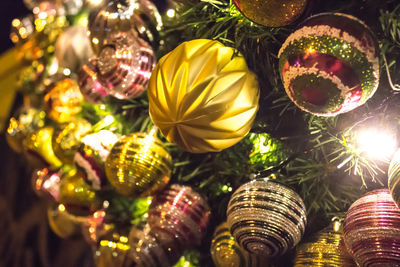 Close-up of christmas decoration