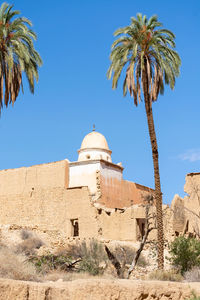  old mosque in ghoufi canyon in the aures region, algeria