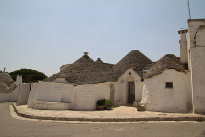 Old building against clear sky