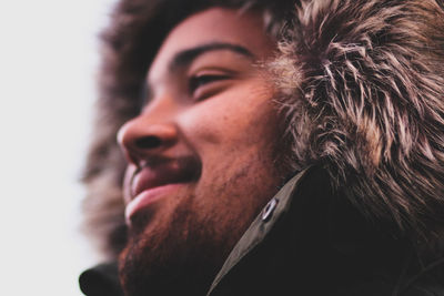 Close-up of young man