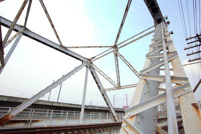 Structural steel bridge,rama vi bridge is a railway bridge over the chao phraya river thailand