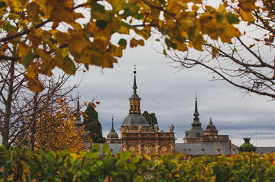 Low angle view of church against sky