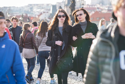 Group of people standing outdoors