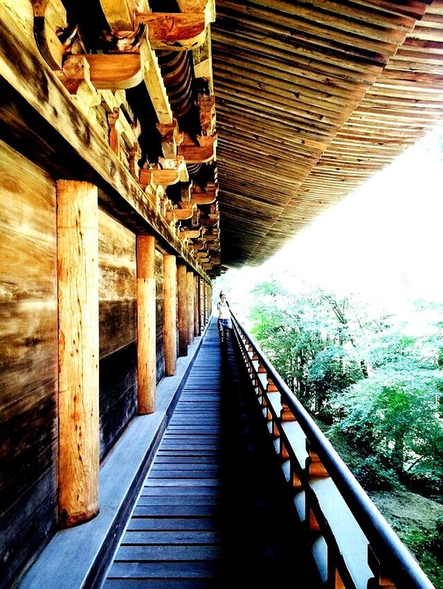 the way forward, built structure, architecture, railing, diminishing perspective, steps, footbridge, steps and staircases, building exterior, narrow, staircase, vanishing point, connection, bridge - man made structure, boardwalk, long, day, wood - material, no people, walkway